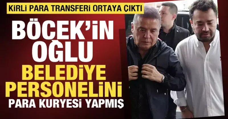 Gökhan Böcek in kirli işleri ortaya çıktı: Belediye personelini para kuryesi yapmış