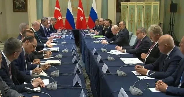 Erdoğan Putin görüşmesi Çin de başladı Politika Haberleri