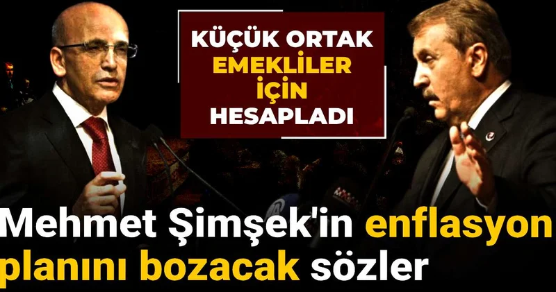Küçük ortak emekliler için hesapladı: Mehmet Şimşek in enflasyon planını bozacak sözler