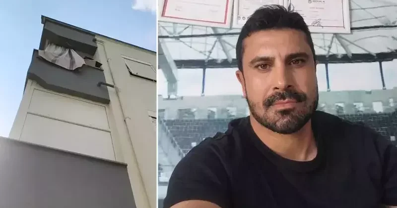 Anahtarını unuttuğu eve çatıdan sarkıttığı hortumla girmek isterken düşüp öldü