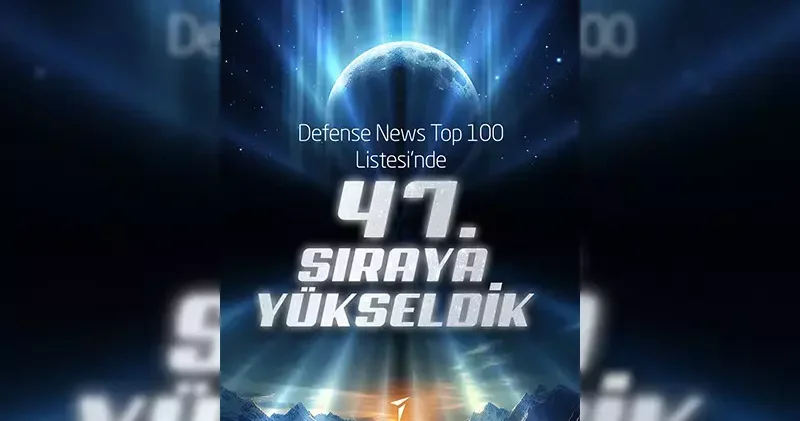 TUSAŞ: Defense News Top 100 Listesi’nde 3 basamak birden ilerleyerek 47’nci sıraya yükseldik