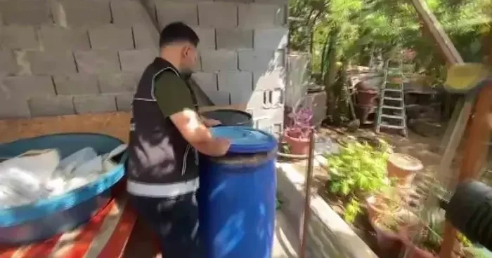 Adana’da 2 bin 930 litre kaçak içki ele geçirildi