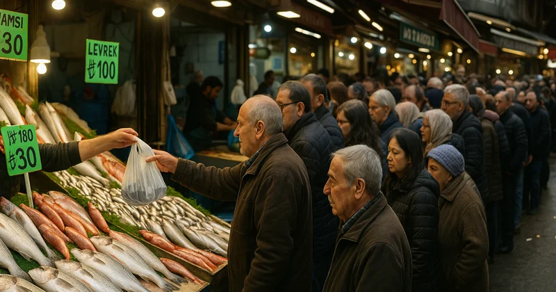 Balık tezgahlarında kuyruk oluştu: Fiyatı 24 saatte 250 TL birden düştü Sözcü Gazetesi
