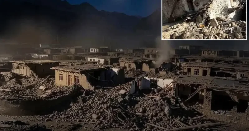 6 lık depremin vurduğu Afganistan dan gelen ilk görüntüler korkunç