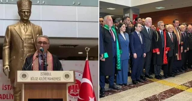 İstanbul Bölge Adliye Mahkemesi nde yeni adli yıl törenle başladı Gündem Haberleri