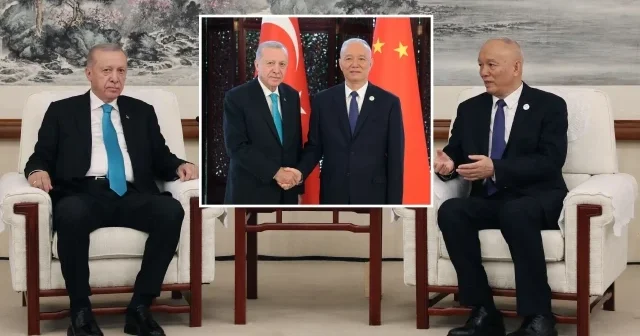 Cumhurbaşkanı Erdoğan Çin Komünist Partisi Siyasi Büro Sekreteri Say Çi ile görüştü Politika Haberleri