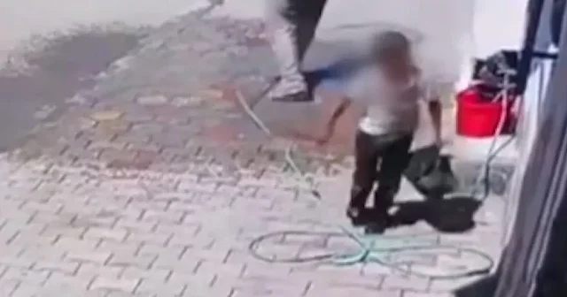 Mardin de bir baba küçük oğluna hırsızlık yaptırdı VİDEO İZLE