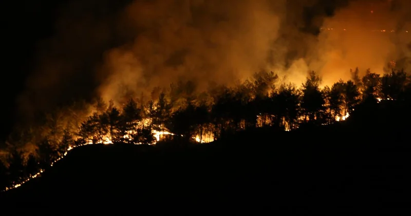 Kastamonu Karabük sınırında çıkan ikinci yangına müdahale ediliyor