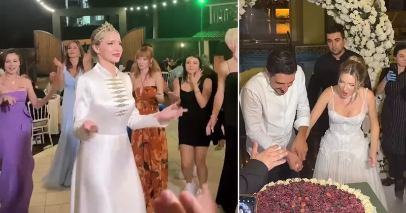 Otilia Bruma ve Bekir Ali nden Renkli Düğün