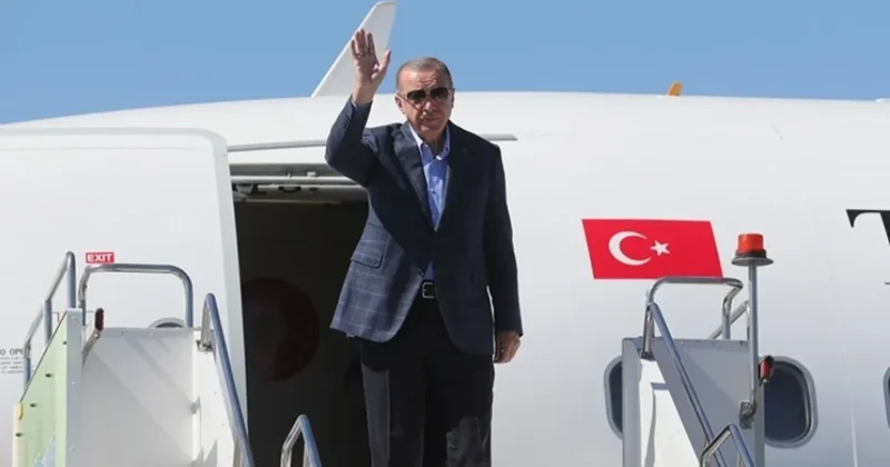 Başkan Recep Tayyip Erdoğan Çin den ayrıldı: Türkiye ye hareket etti!