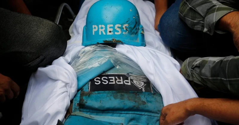 Soykırımcı İsrail in Gazze ye yönelik saldırılarında hayatını kaybeden gazetecilerin sayısı 254 e çıktı