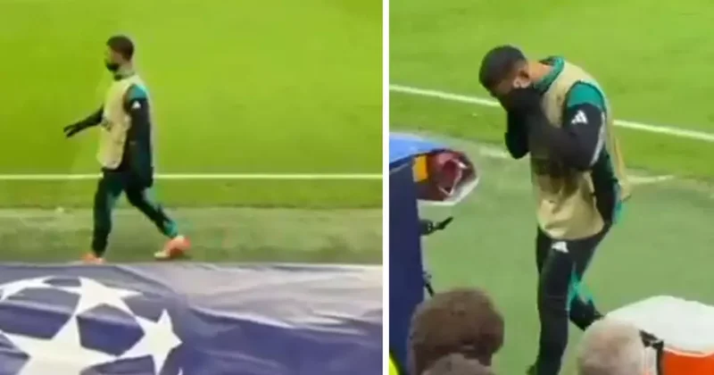 Herkes o hareketini konuşuyor! Muhammed Salah ın zor anları kamerada