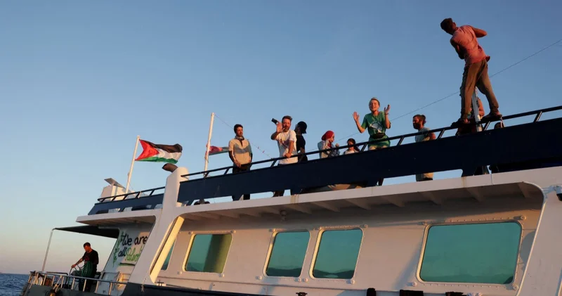 Sumud Filosu, İsrail ordusuyla ilk teması yaşadı