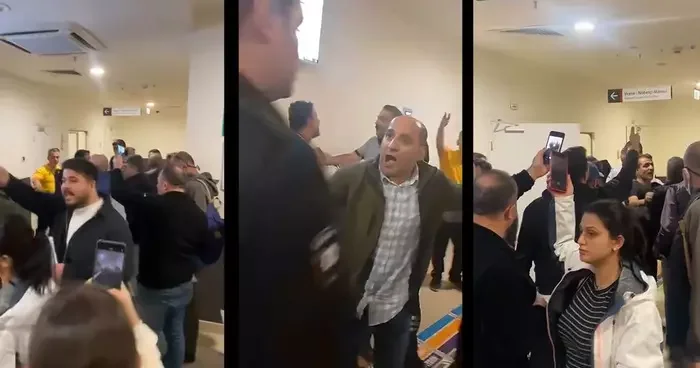 Hastane ortasında sıra kavgası! Polis araya girip ayırdı