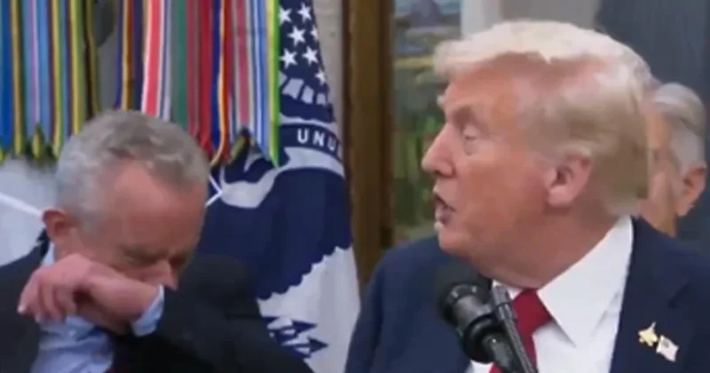 Trump tan yanında hapşıran Sağlık Bakanına COVİD esprisi Sözcü Gazetesi