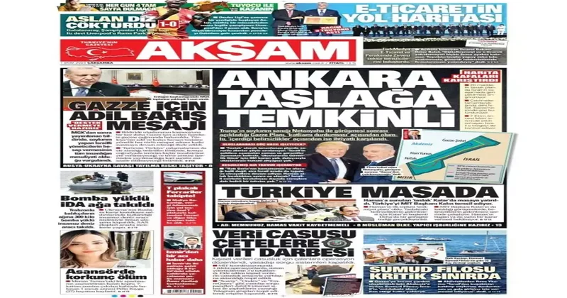 Harita kafaları karıştırdı: Ankara taslağa temkinli 1 Ekim 2025 gazete manşetleri
