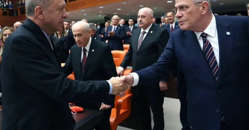 Meclis te sürpriz görüşme! Erdoğan, liderlerle bir araya geldi
