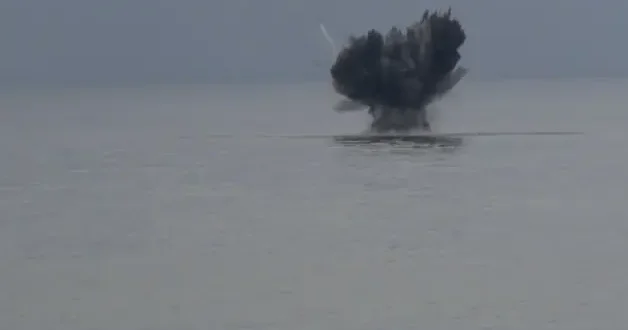 Ukrayna ya ait insansız deniz aracı Yoroz Limanı açıklarında patlatılarak imha edildi