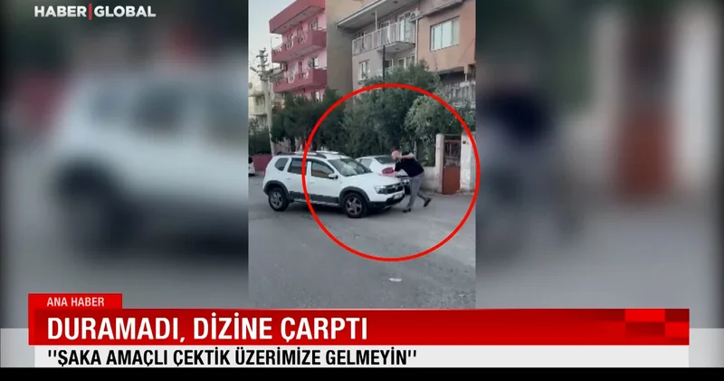 İçerik videosu kabusa dönüyordu: Duramadı, dizine çarptı