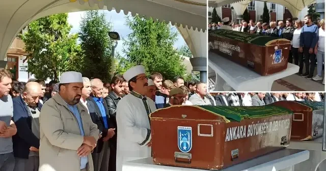 Ankara da kazada ölen kardeşlerin cenazesi defnedildi Ankara Haberleri