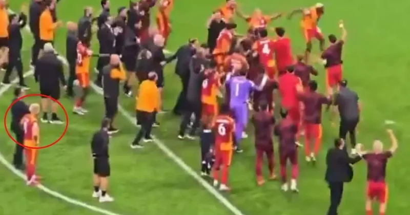 Galatasaray taraftarını ikiye bölen görüntü