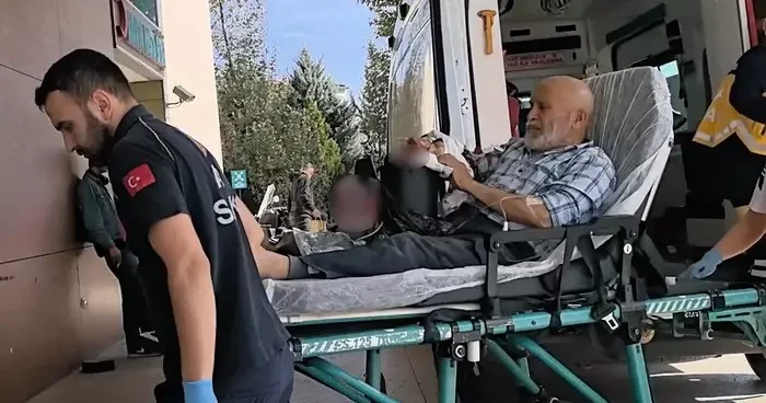 Spiralle el, kol ve bacağını kesen adam yaralandı