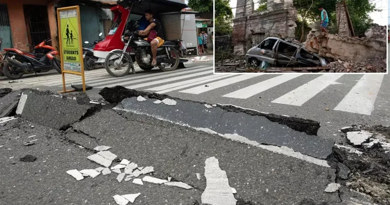 Filipinler i vuran 6.9 luk depremde ölü sayısı 61 e yükseldi