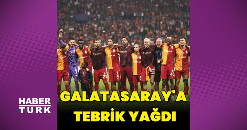 Ünlülerden Galatasaray a tebrik yağdı Magazin haberleri