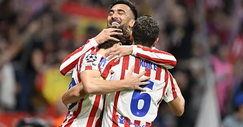 UEFA Şampiyonlar Ligi: Atletico Madrid, Frankfurt u 5 golle geçti!