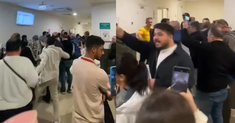 Hastanede ortalık karıştı: Sıranı bekleyeceksin kavgası kamerada Sözcü Gazetesi