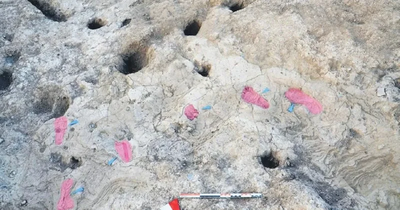 Tarihin ayak izleri gün yüzüne çıktı