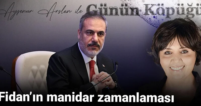 Fidan ın manidar zamanlaması