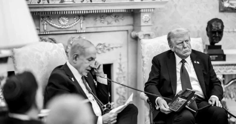 Trump, Netanyahu ya zorla Katar dan özür diletti, o fotoğraf yayınlandı