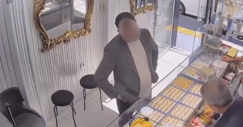 Kuyumcuya sahte altın satmaya çalışan dolandırıcılar yakalandı