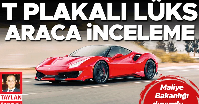 Maliye Ferrari’nin peşinde
