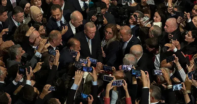 Mecliste yeni yasama yılı dolayısıyla resepsiyon düzenlendi