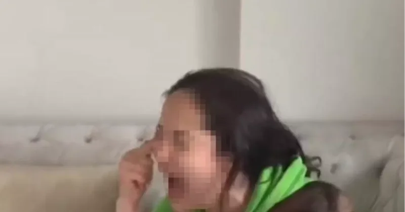 Cinnet geçirip kucağındaki bebeğe şiddet uyguladı