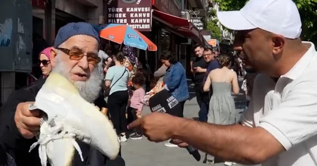 Muhabir görünümlü provokatör soru sorup vatandaşla alay etti VİDEO İZLE