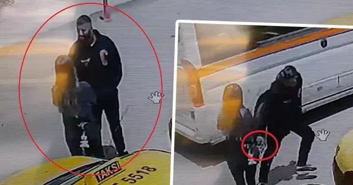 Bursa da dehşet anları kamerada! Sokakta karşılaştığı eski nişanlısını okul önünde bacağından vurdu