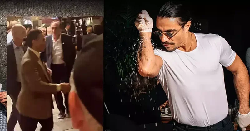 Was Saltbae kicked out of the Champions League party?