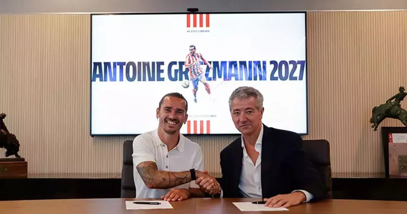 Antoine Griezmann imzayı attı! Resmi açıklama Fanatik Gazetesi Futbol Haberleri Spor