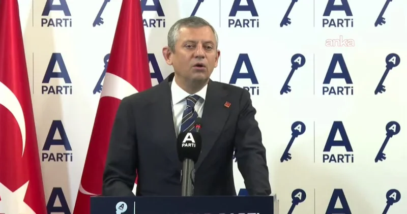 Özgür Özel Anahtar Parti yi ziyaret etti