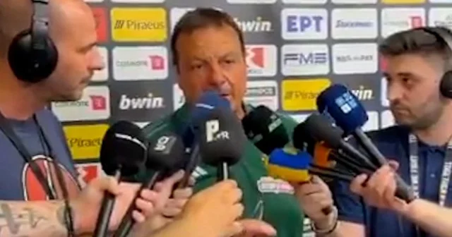 Ergin Ataman Türkiye’ye küfre sessiz kalmadı: Bana ya da Panathinaikos a edebilirler ama ülkeme asla VİDEO İZLE