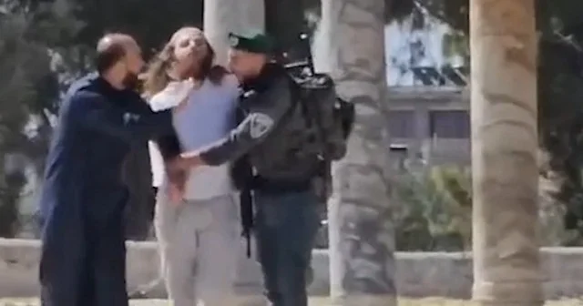 Fanatik Yahudiler Şavuot ayini için Kubbetü s Sahra ya kanlı hayvan eti sokmaya çalıştı VİDEO İZLE