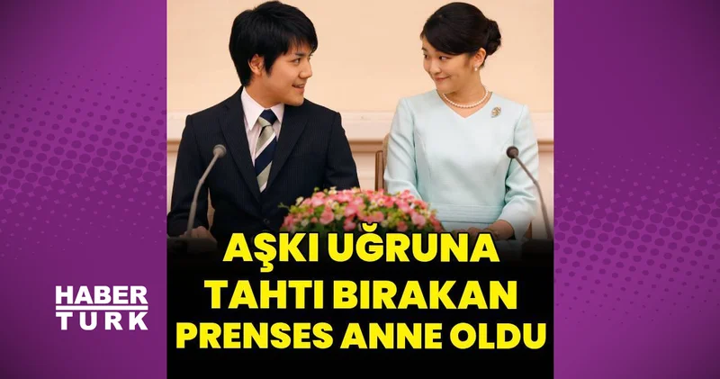 Aşkı uğruna tahtı bırakan Japon Prenses Mako anne oldu magazin haberleri