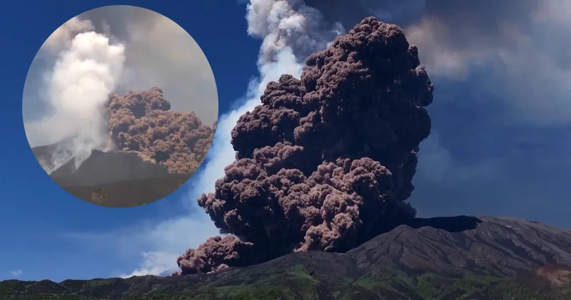 Etna Yanardağı patladı! Ürküten görüntüler