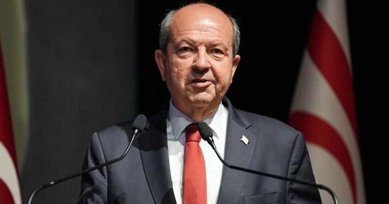 KKTC de koalisyon hükümetindeki 3 parti ortak adayları Cumhurbaşkanı Tatar a desteklerini açıklıyor