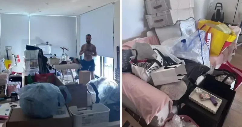 Tatilden dönen çift evlerinde yarı çıplak yabancı buldu
