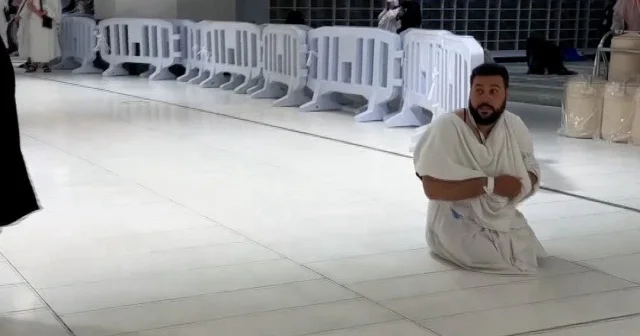 Beytullah sevgisi engel tanımadı: Genç hacının azmi herkesi duygulandırdı VİDEO İZLE