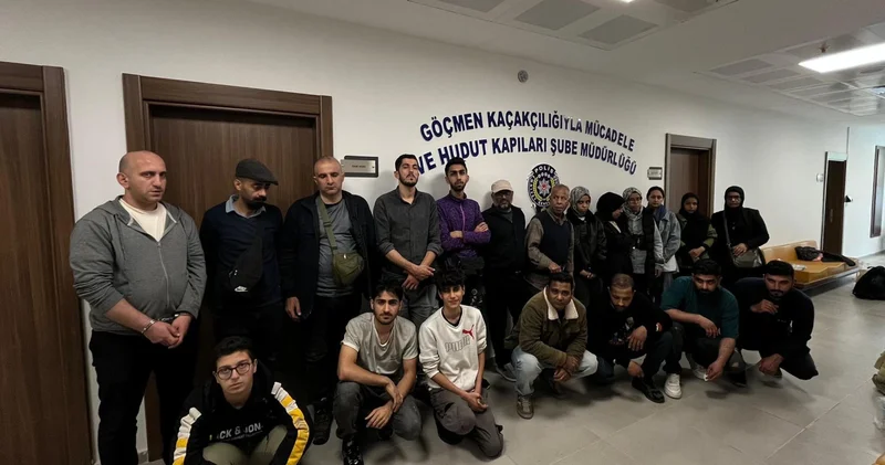 Tekirdağ da 21 kaçak göçmen yakalandı